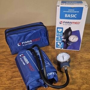 PARAMED Aneroid Sphygmomanometer  MANUAL Blood Pressure Cuff